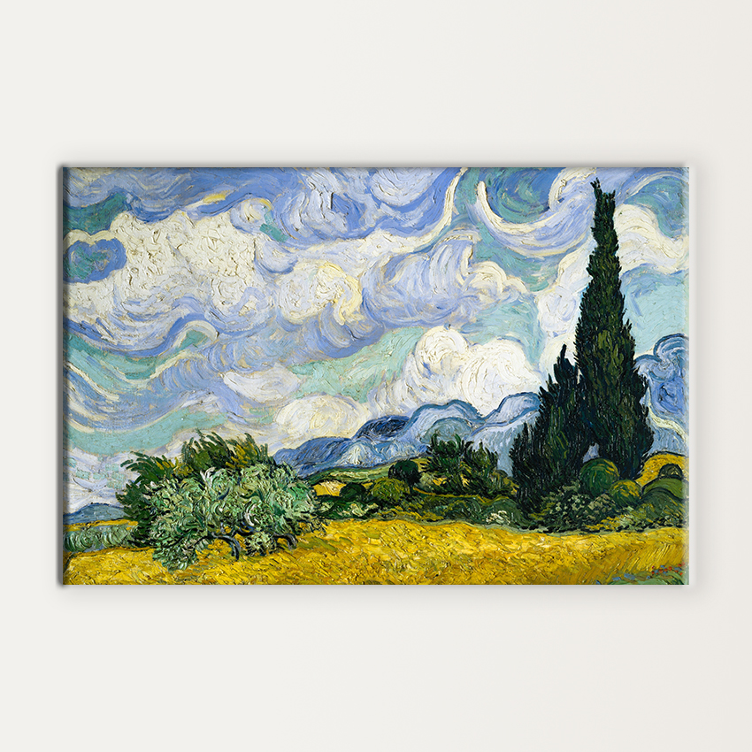 Wheat Field with Cypresses - By Vincent van Gogh | MUR Gallery